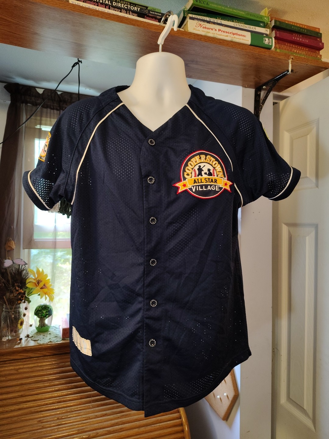 Cooperstown All Star Village Men's Small Jersey #15 Green Monster gallery