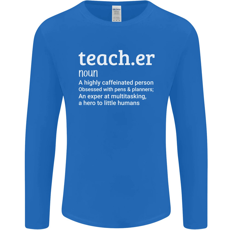 Teacher Maths English Science Sport Funny Mens Long Sleeve T-Shirt gallery