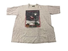 Vtg American Eagle Outfitters American Heritage T-Shirt White Men’s Size Large