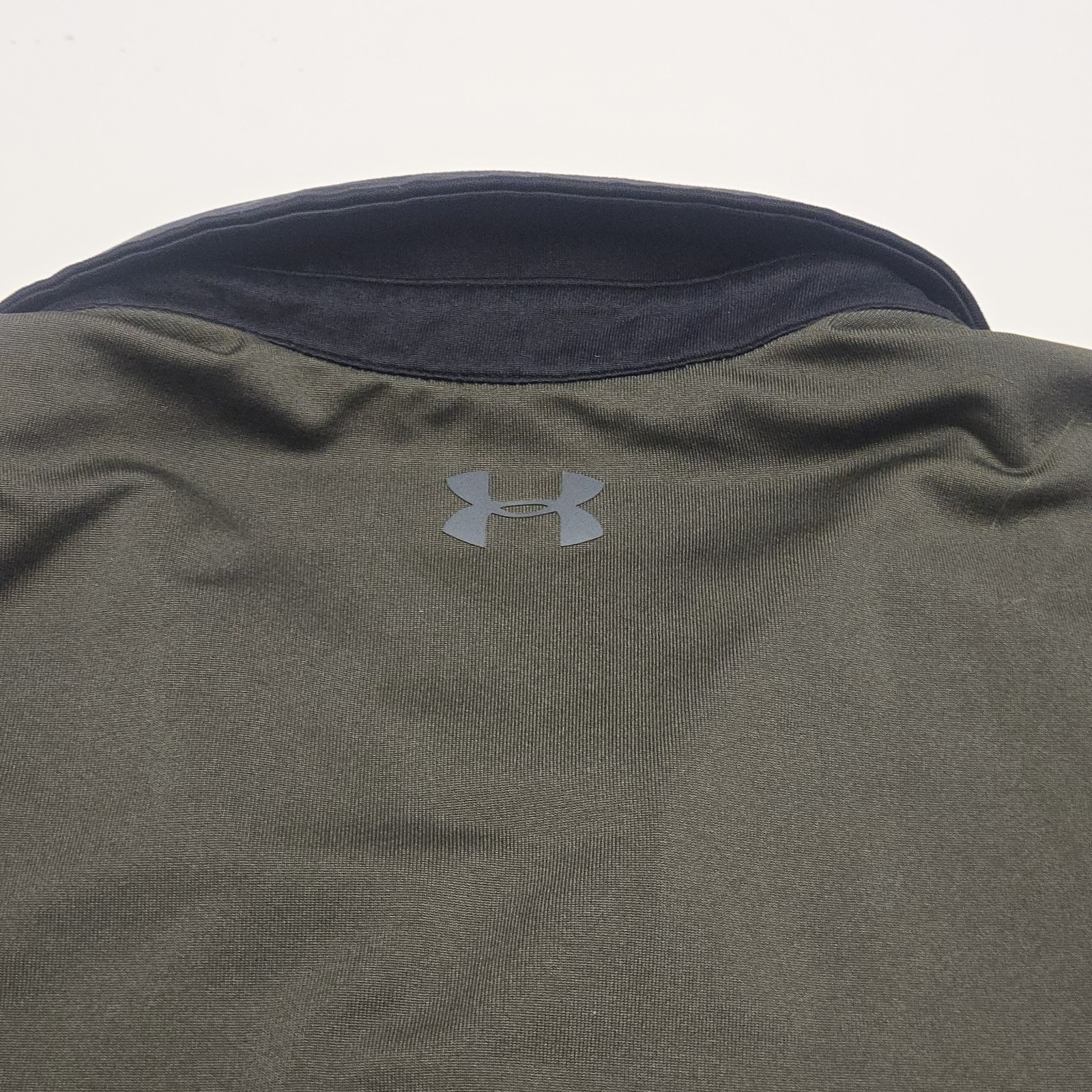Under Armour Mens Large Blue/Gray/Light Gray Striped The Playoff Polo Golf gallery