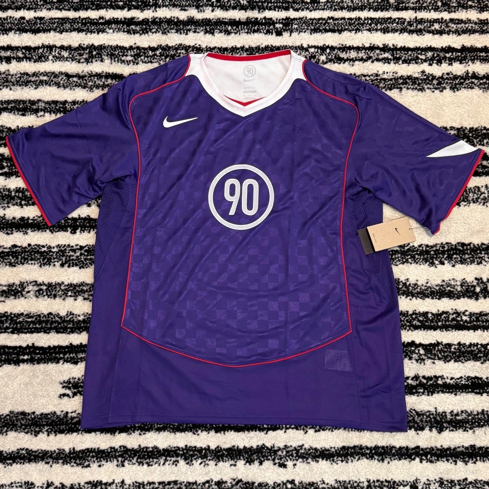 Nike Total 90 Dri-FIT Mesh Soccer Jersey Court Purple IM6299-547 Men’s XXL 2XL gallery