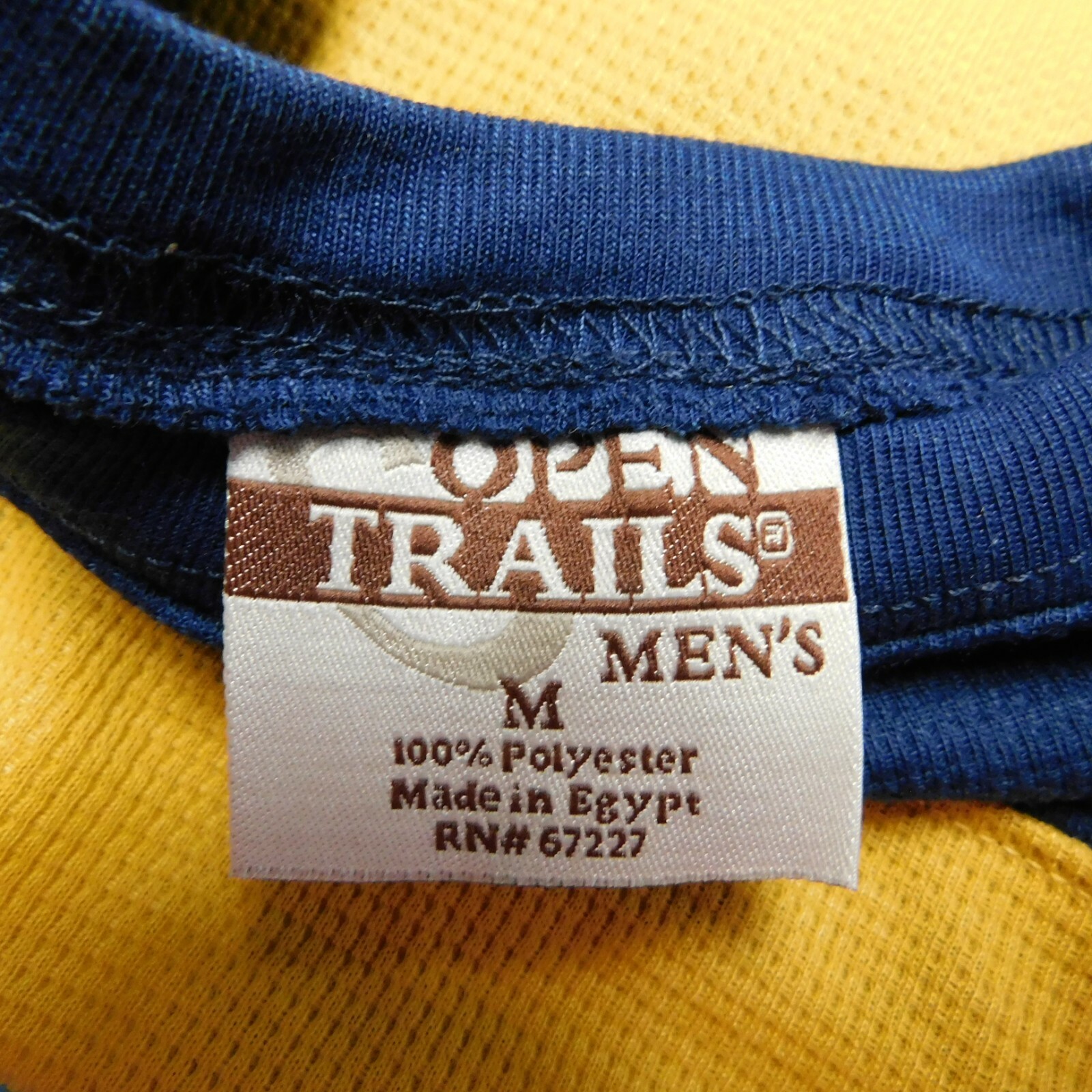 Open Trails Men's Long Sleeve Crew Neck Waffle Knit Thermal Top Medium gallery