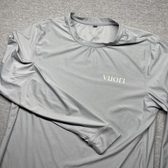 Vuori Uluwatu UPF Long Sleeve Fishing Water Shirt Mens Large Gray Performance
