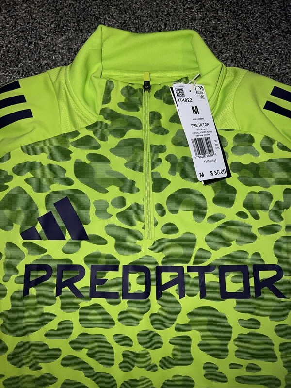 ADIDAS Generation PREDATOR Pre Training Top Men’s Sz M Slim Fit IT4822 New gallery