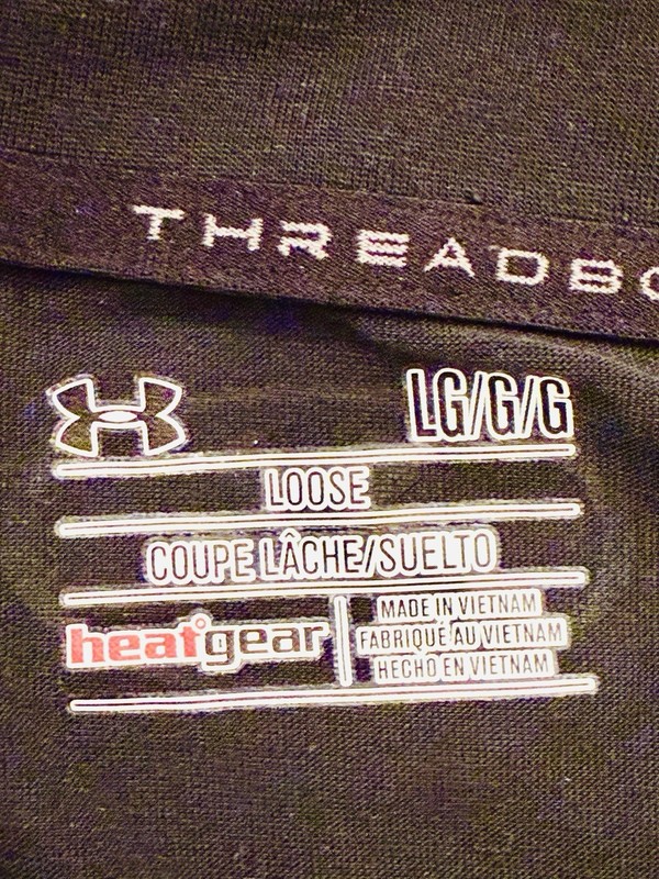 Mens Under Armour Threadborne Large Black Heatgear 1/4 Zip Pullover Long Sleeve gallery