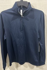 Stylus Men’s 1/4 Zip Navy Pullover Shirt Size S New