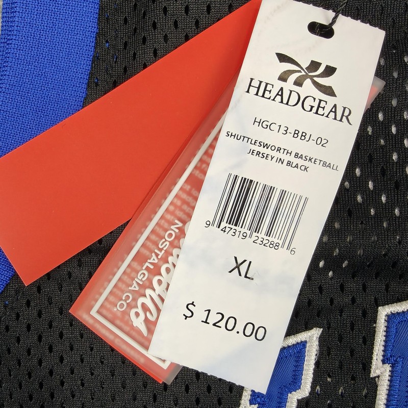 Headgear Classics Shuttlesworth Jersey Mens XL Black Lincoln 34 He Got Game gallery
