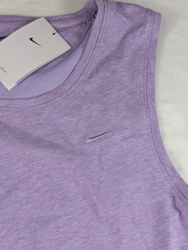 Nike Dri-FIT Mens Small Primary Versatile Fitness Tank Top Gym Beach Purple NWT gallery