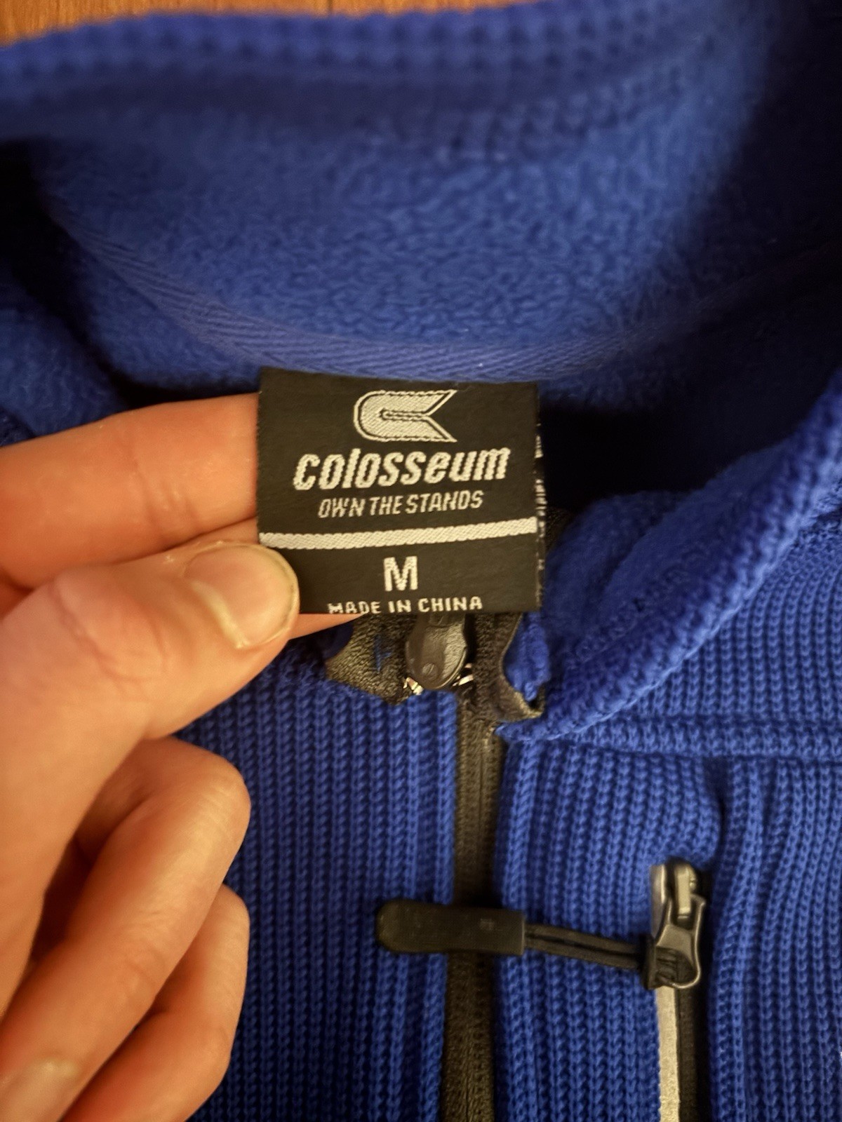 Duke Blue Devils 1/4 Zip Light Weight Pullover Colosseum Size Small Logo gallery