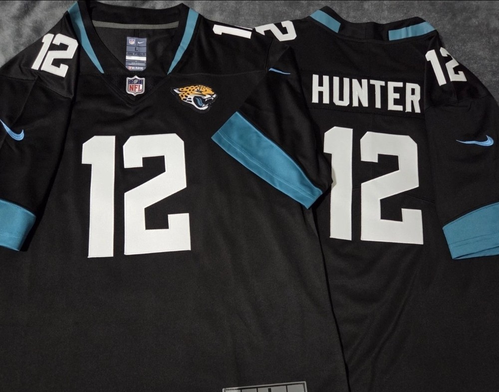 Fast Free Shipping! XXL 2X Travis Hunter Jacksonville Jaguars Stitched Jersey 12