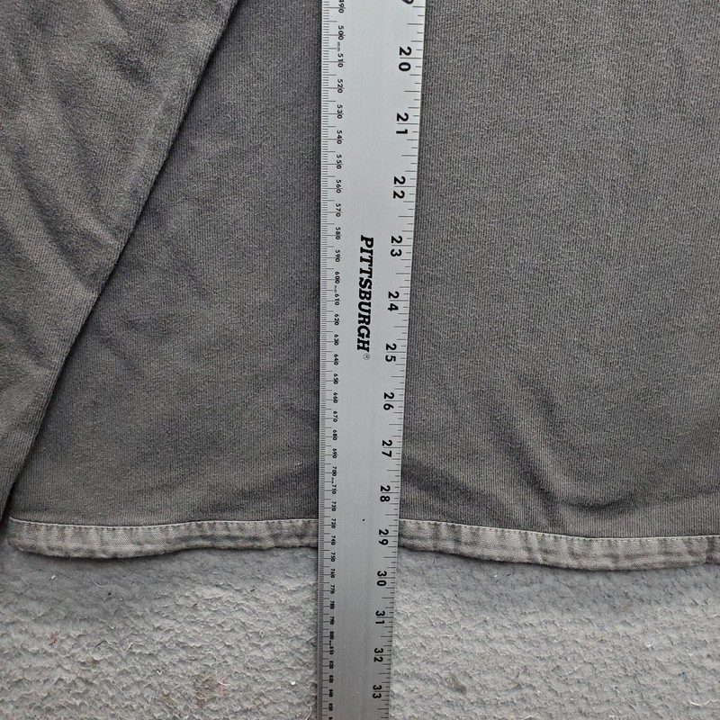 Tommy Hilfiger 1/4 Zip Pullover Mens XL Gray Authentic Fit Long Sleeve Pullover gallery