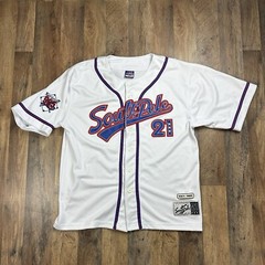 South Pole Athletic Collection #21 Baseball Jersey Sewn Patches Mens M