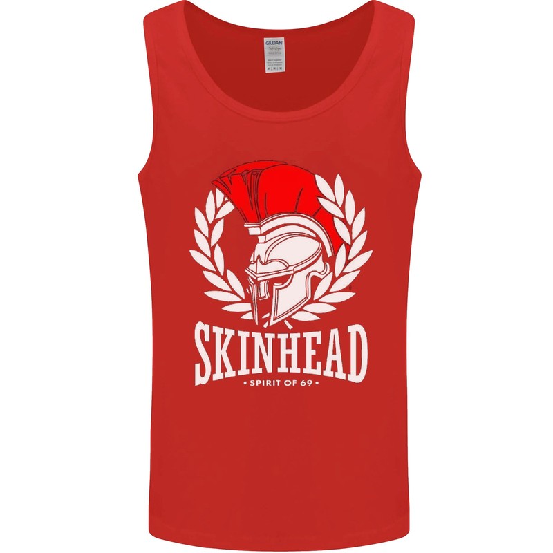 Skinhead Roman Trojan Helmet Punk Music Mens Vest Tank Top gallery