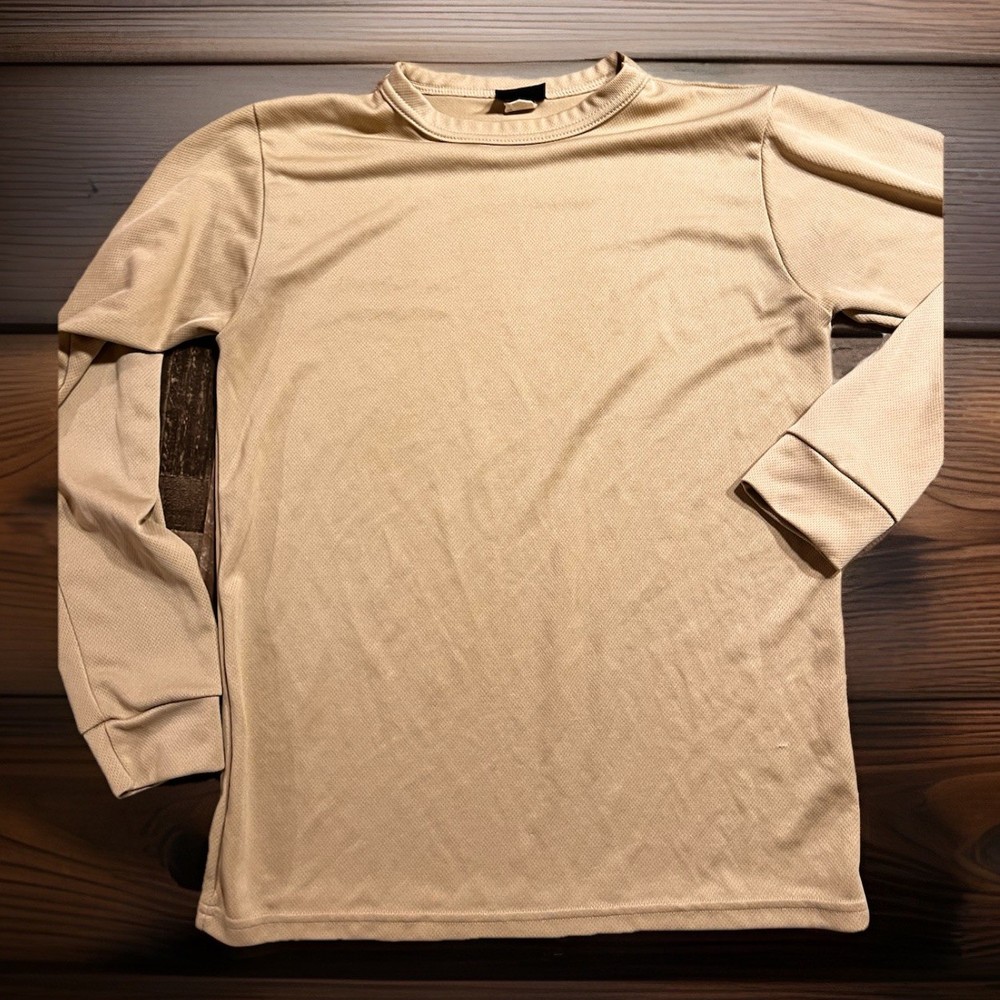 Kenyon Midweight Desert Sand Tan L/S Thermal Underwear Shirt M