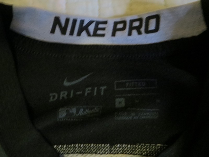 Nike Pro MLB Black/Gray Longsleeve T-Shirt, men's size L gallery