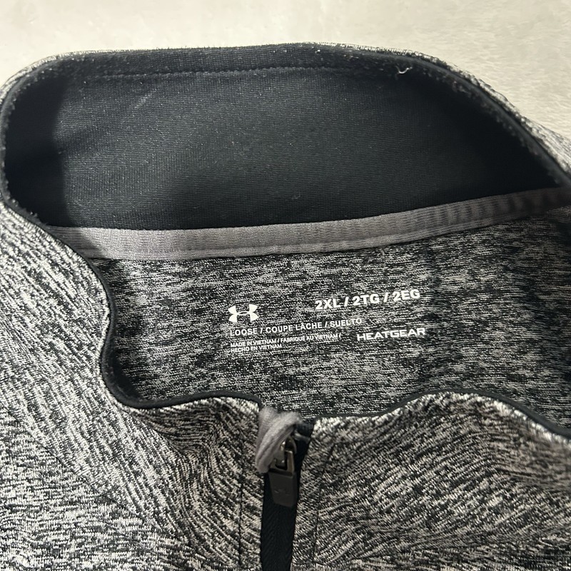 Under Armour 2XL Quarter Zip Heat Gear Loose Long Sleeve Thin Pullover gallery