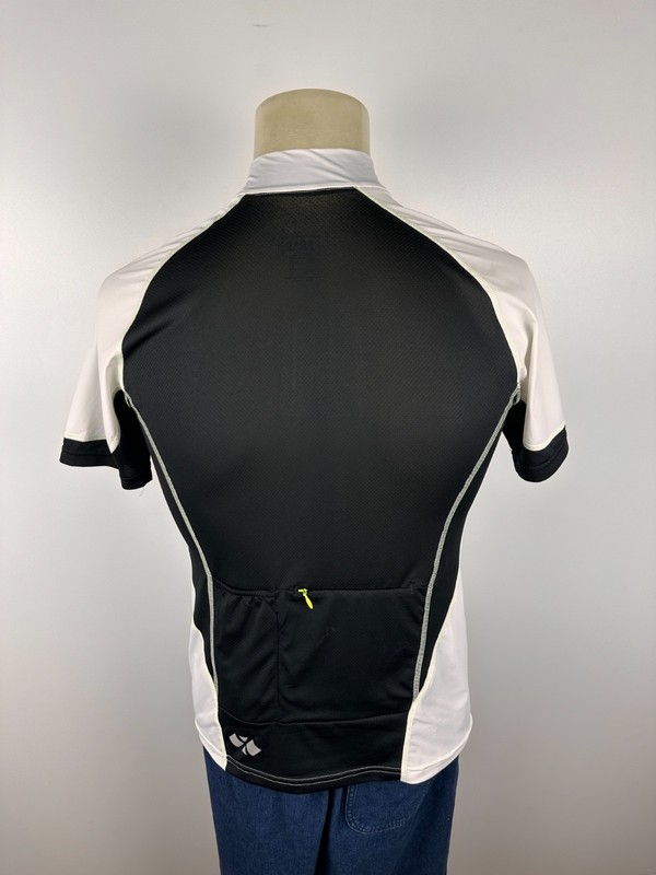Gore Running Wear Men's Running Jersey T Shirt White Yellow Size M gallery
