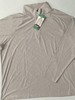 GERRY Men's Active Quarter Zip Regular 1/4 Pullover Mock Neck XL Wicking GRAY gallery
