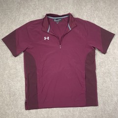 Under Armour Coaches Pullover Shirt 1/4 Zip Mens Medium Purple Motivate 2.0