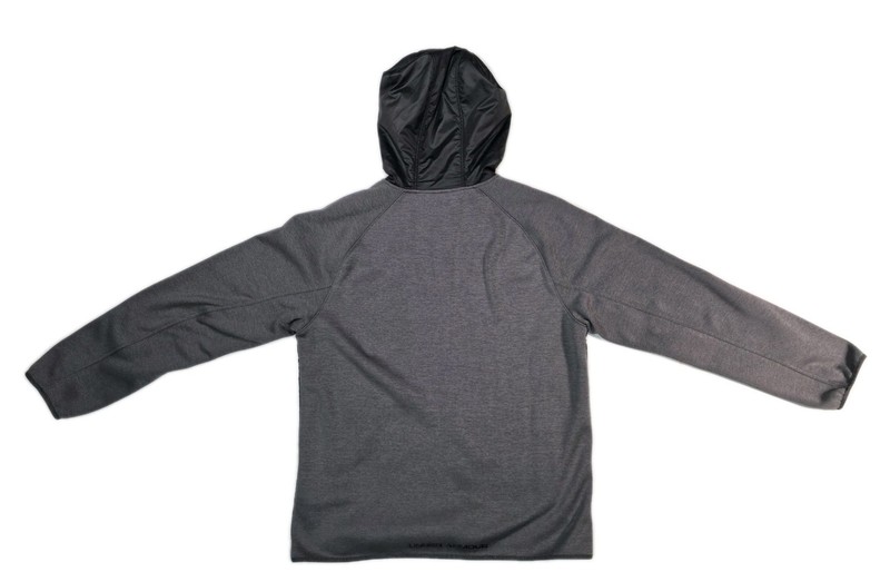 Under Armour Men's Large Gray ColdGear Loose Fit LS Full Zip Hooded Jacket gallery