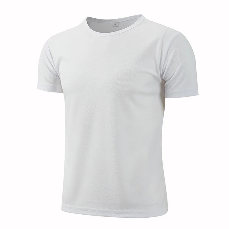 Men Sports Short Sleeve Shirt Gym Fitness Summer Beach Running Top Tee Gift gallery