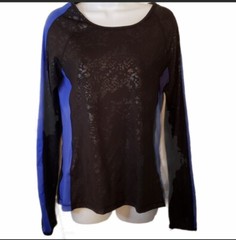 Kyodan Long Sleeved with Thumbholes Running Workout Top Women’s Size M