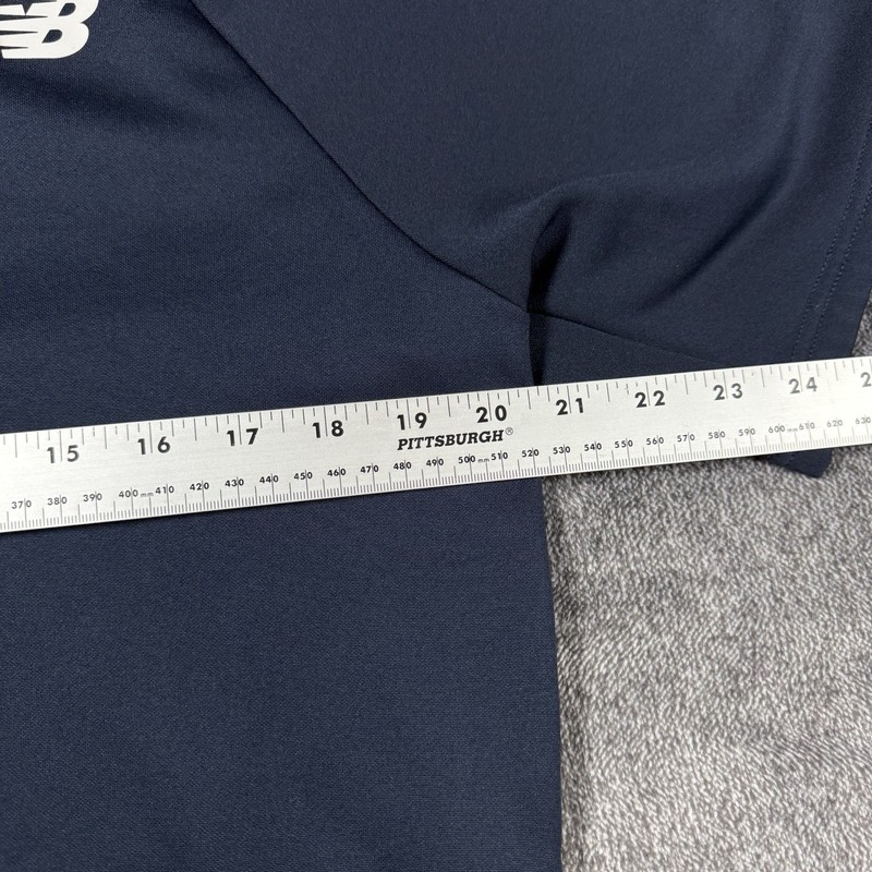 New Balance Men's Size Small Multi Sports Training BP Fleece Navy Hoodie gallery