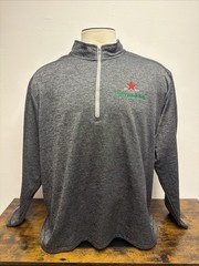 Adidas Qtr Zip Heineken Pullover 2XL Gray Fleece Lined NSC Soccer Nashville Tn