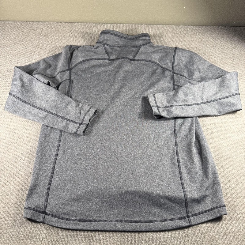 The North Face Pullover Mens Medium Gray Quarter Zip Long Sleeve Performance gallery