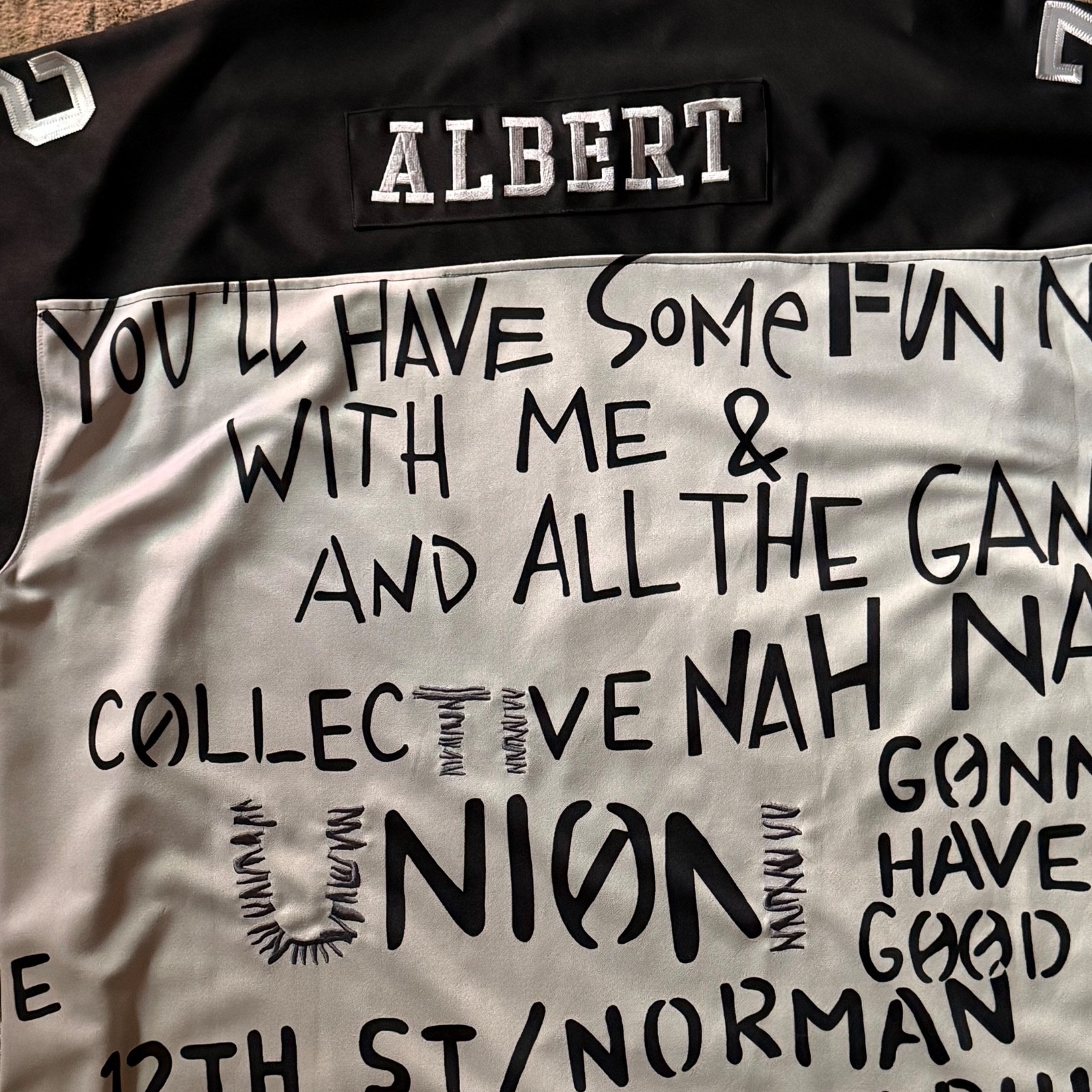 VINTAGE FUBU PLATINUM FAT ALBERT FOOTBALL SPORT JERSEY SHIRT SIZE XXL gallery