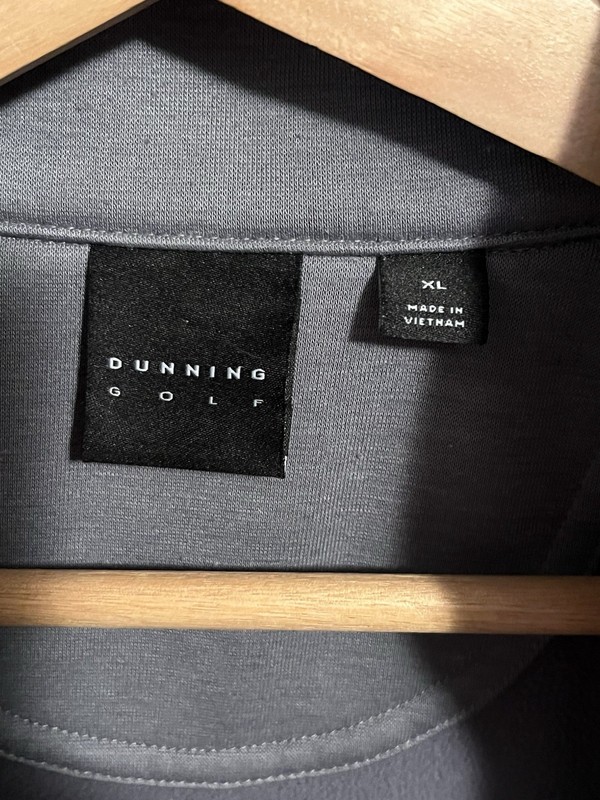 Dunning Stein Full Zip Fleece Golf Jacket Gray XL Embroidered Long Sleeve gallery