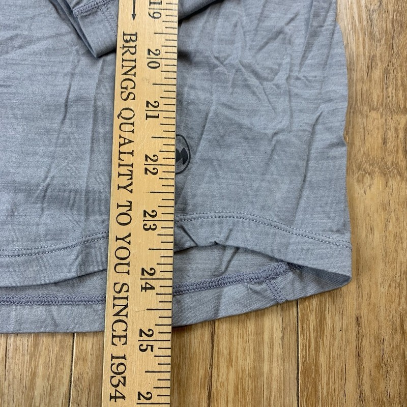 Janji Shirt Men S Gray Merino Wool Blend Baselayer Long Sleeve Crewneck gallery