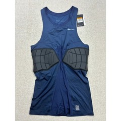 Nike Pro Hyperstrong Padded Basketball Compression Tank Navy Blue XXLT