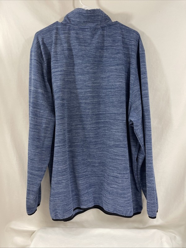 Avalanche Men's Quarter Zip Top Stand Up Pullover Blue | Size 2XL gallery
