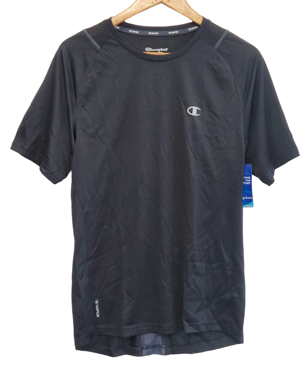 Champion PowerTrain Men's Performance Short Sleeve T-Shirt|Black Heather|Small gallery