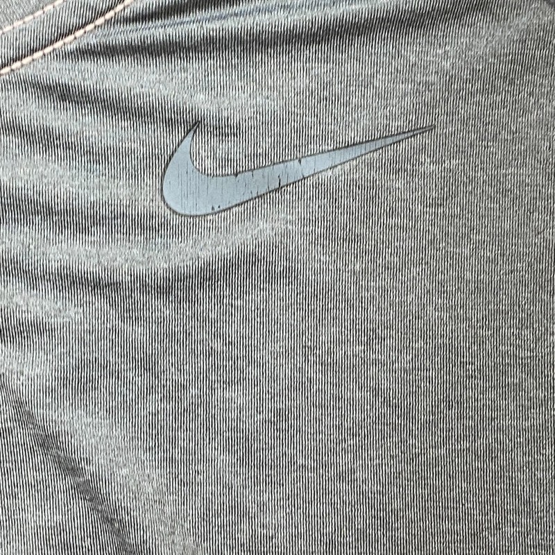 Nike Pro Combat Shirt Medium Gray Performance Center Swoosh Drifit Preppy Mens gallery