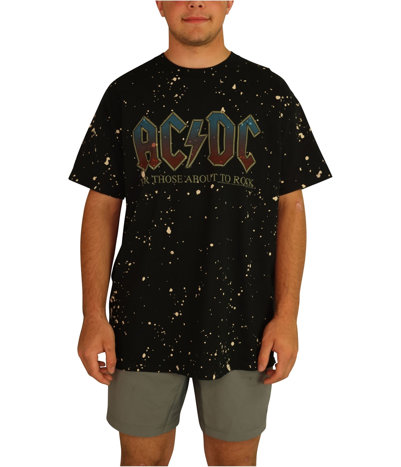 Junk Food Mens AC/DC For Those About To Rock Graphic T-Shirt, black, M gallery