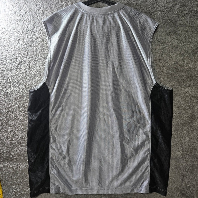 Jordan Mens Performance Sleeveless Basketball Top Grey Black 3XL Big and Tall gallery