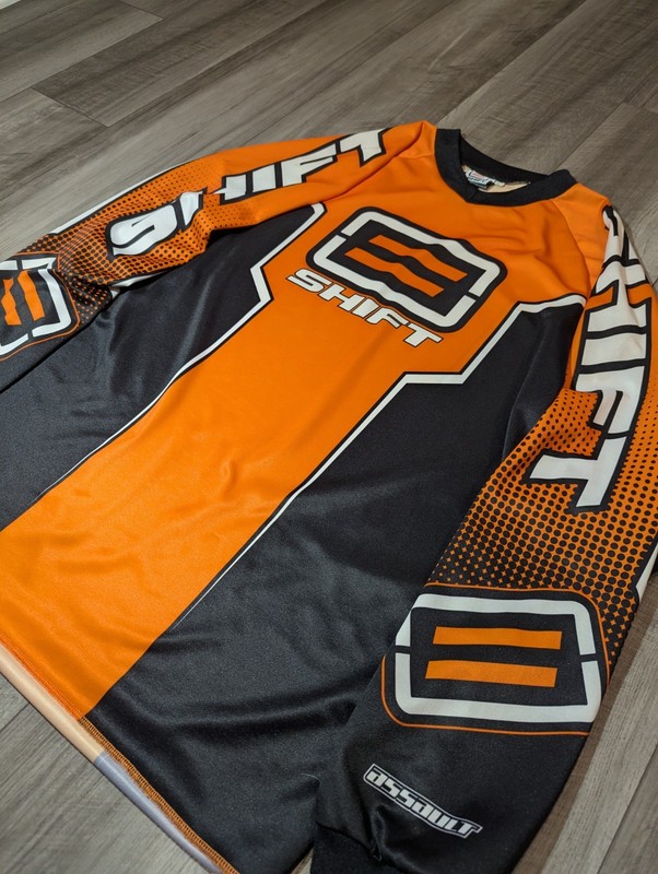 Vintage SHIFT RECON MX Motocross Jersey Size Large Dirt Bike Riding gallery