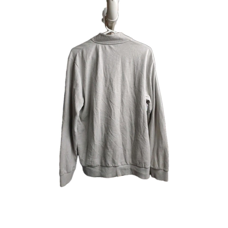 Travis Mathew Pullover Men Large White Cloud Quarter Zip Sweater Jumper L gallery