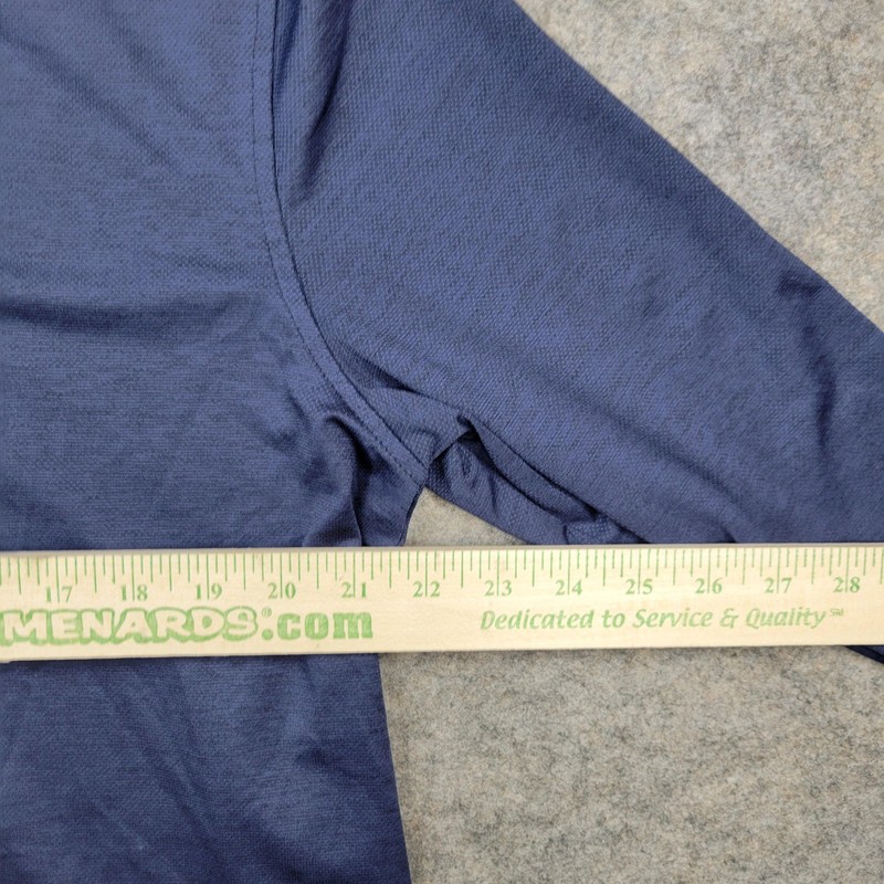 Under Armour Pullover Mens Large Blue Golf 1/4 Zip Long Sleeve Athletic Top gallery