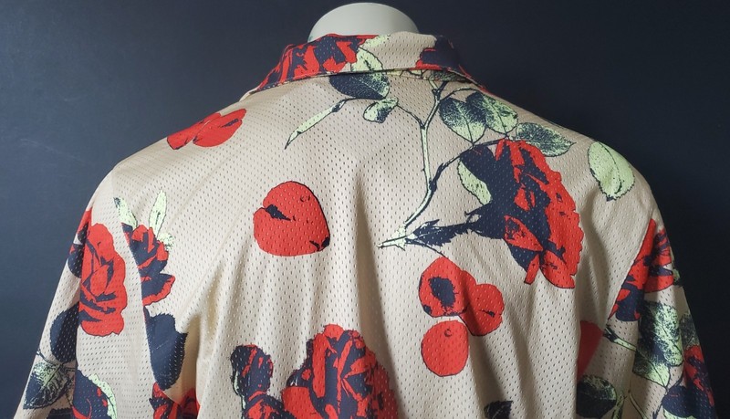 Nike Sportswear Rose City Top, Beige/Red/Black, Size S gallery