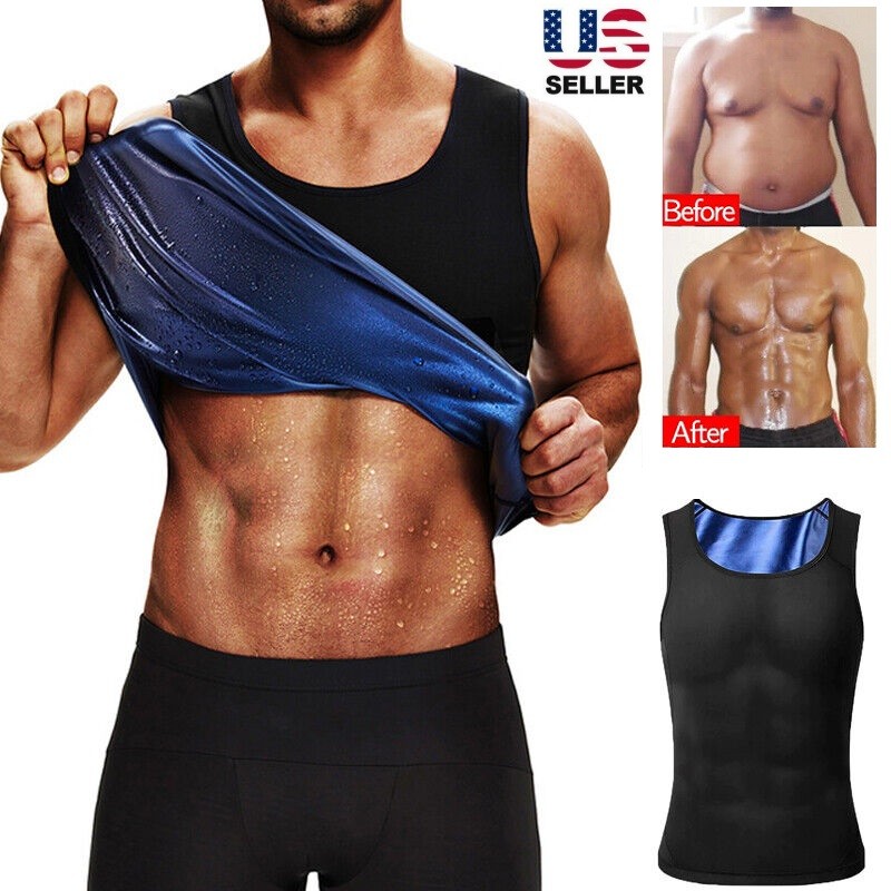 Sauna Sports Vest Sweat Suit Warm Tight Sweat Shapewear Training Weight Loss USA gallery