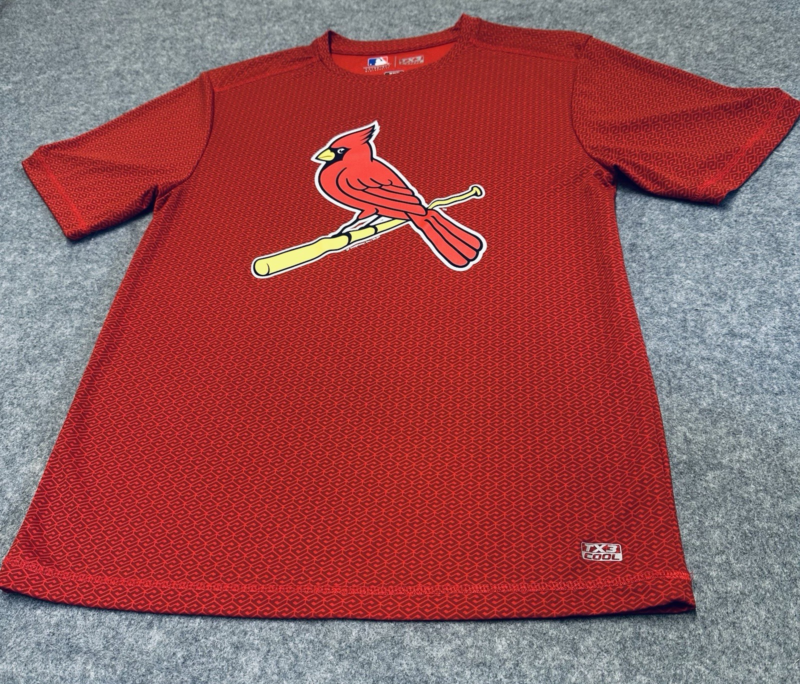 MLB St. Louis Cardinals Shirt Men's Medium TX3 Cool Performance Graphic Tee gallery