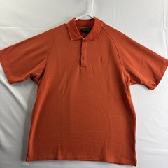 Eastern Mountain Sports Collared Men’s Medium Orange S/S Polo Shirt Breathable