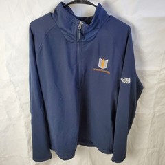 The North Face Pullover Mens XL Blue Mountain Peaks 1/2 Zip Fleece Tennessee