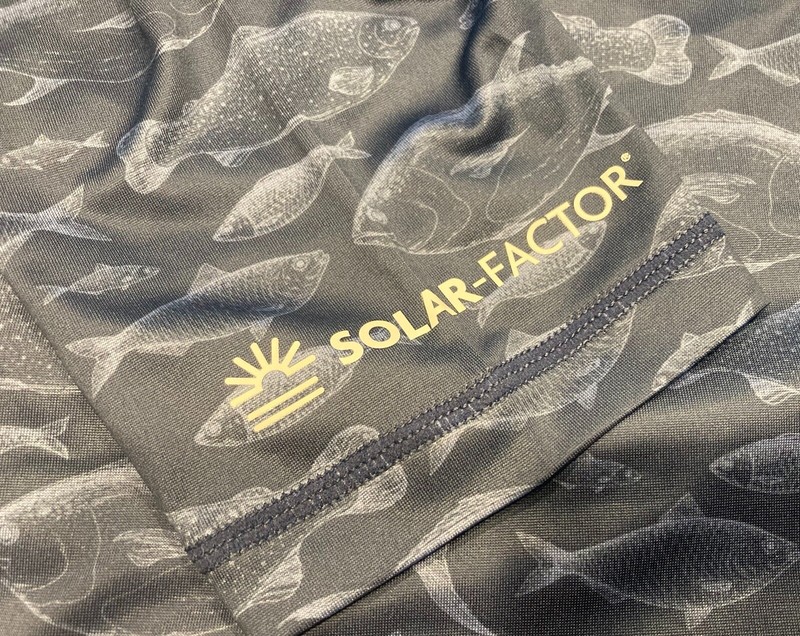 Habit Men’s Large Blue Fish Long Sleeve Solar Factor Shirt New Without tags gallery