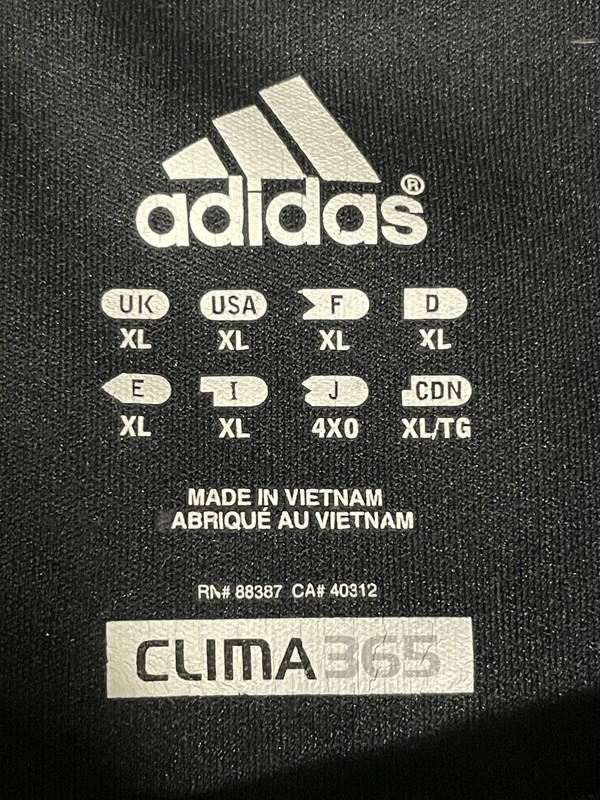 Adidas Adipure Men's XL Black Long Sleeve 2-Stripe & 3-Stripe gallery