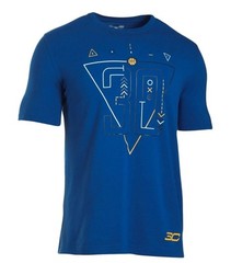 Under Armour Men’s Steph Curry Men’s Blue Short Sleeve Graphic T-shirt Size…