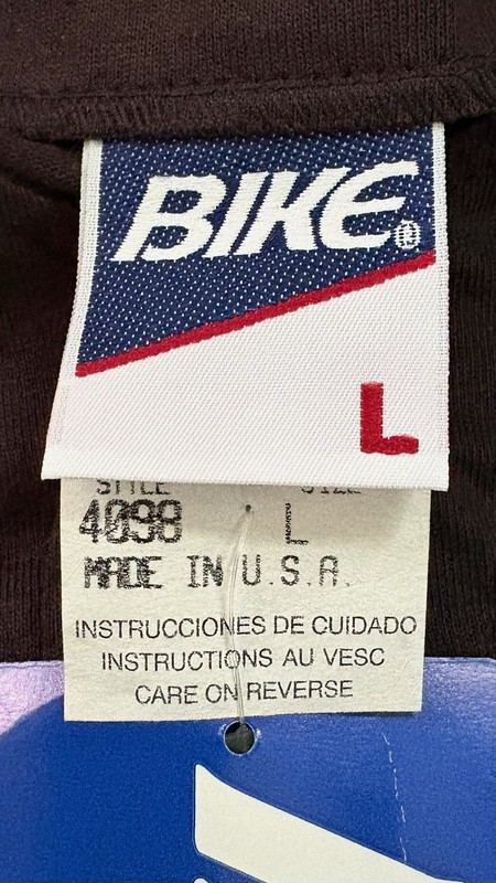 vintage BIKE sleeveless baseball jersey vest mens size large NOS NWT 90s USA gallery